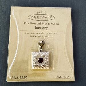 Hallmark Charm with Swarovski Crystal